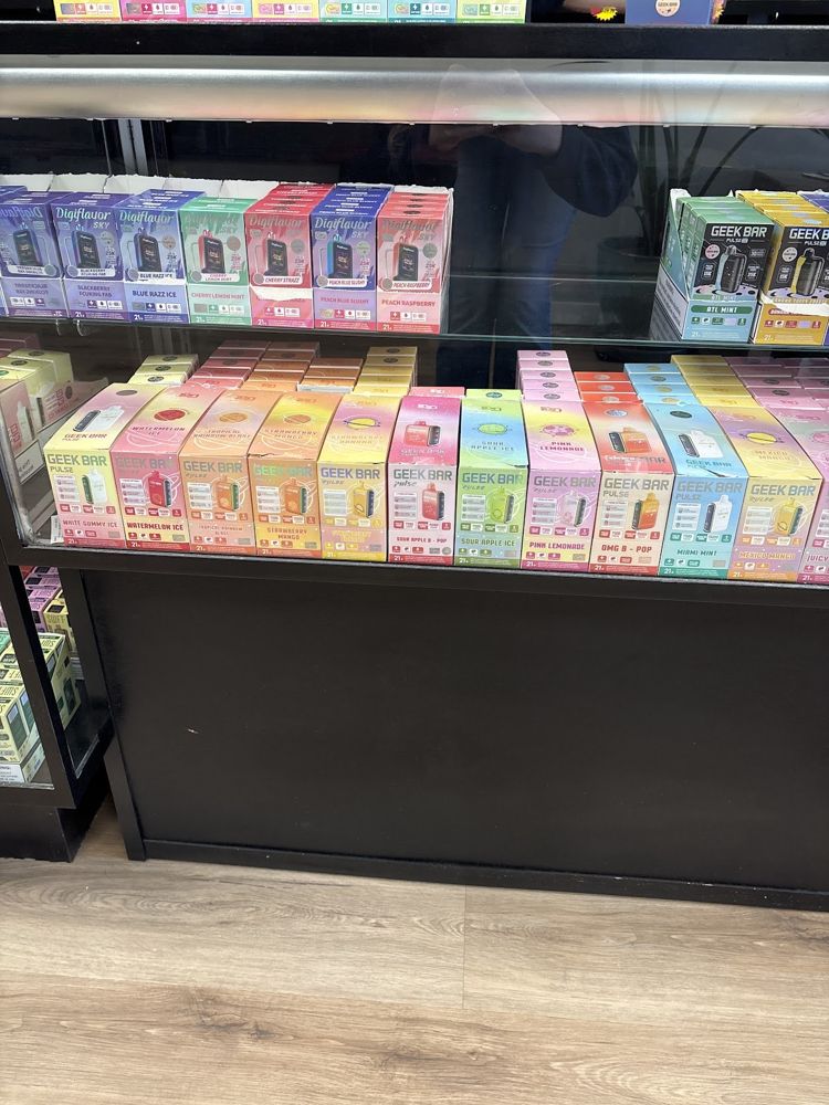 Vape display wall